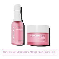 Cream Co. Dolgunlaştırıcı Nemlendirici Cilt Bakım Seti