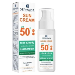 Dermavia Akneye Meyilli Ciltler Spf+50 Güneş Kremi 100ml