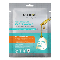 Dermokil Kil ve Kolajen İçerikli Serum Kağıt Maske