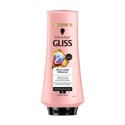 Gliss Split Hair Miracle Kırık Uçları Mühürleyen Saç Bakım Kremi - İyonik Kompleks ve Üzüm Çekirdeği Yağı ile 360 ml