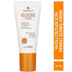 Heliocare Color Gel Cream Renkli Jel Güneş Kremi SPF50 Light Buğday 50ml