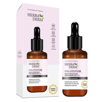 Herbaderm Hyaluronik 3D Superserum 30 ml Yüz Serumu