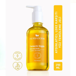 Herbaderm Aydınlatıcı Leke Karşıtı Yüz Temizleme Jeli 250 ml