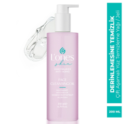 Lones Nemlendirici Aydınlatıcı Çift Aşamalı Yüz Temizleme Yağı & Jeli 200ml