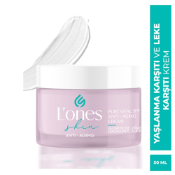 Lones Yaşlanma Karşıtı Aydınlatıcı Leke Önleyici Nemlendirici Krem Anti- Aging SPF 30 Cream 50 ml