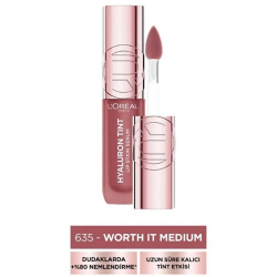 Loreal Paris Hyaluron Lip Tint 635 Worth It Medium