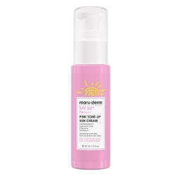 Maru.Derm SPF 50+ Pembe Ton Eşitleyici Güneş Kremi 50ml