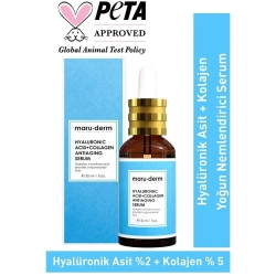 Maruderm Hyalüronik Asit & Kolajen Cilt Bakım Serumu 30ml