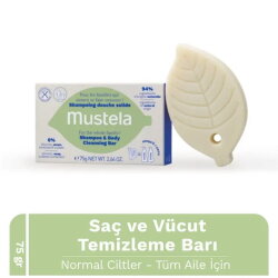 Mustela Shampoo Body Cleansing Bar Katı Şampuan 75gr