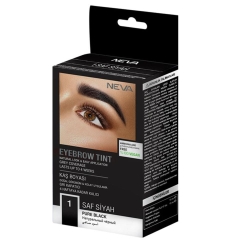Nevacolor 1 Siyah Amonyaksız Kaş Boyası %100 Vegan
