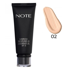 Note Luminous Moisturizing Fondöten 02 Natural Beige 30ml