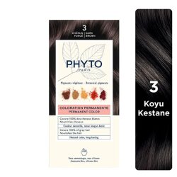 Phyto Color Bitkisel Saç Boyası 3 Koyu Kestane