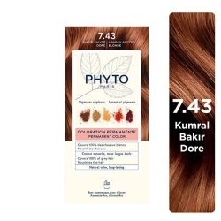 Phyto Color Bitkisel Saç Boyası 7-43 Kumral Bakır Dore