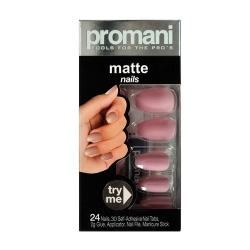 Promani Matte Takma Tırnak Kiti Şeker Pembesi