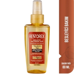 Restorex Besleyici 7 Besleyici Yağ Saç Bakım Yağı 80ml