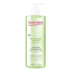 Topicrem AC Purifying Yağlı ve Akneli Ciltler için Yıkama Jeli 400ml