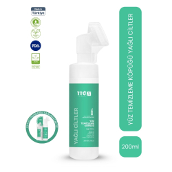 TTO-X Yağlı Ciltlere Özel Yüz Temizleme Köpüğü 200 ml