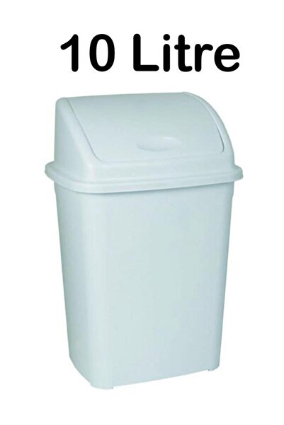 Tiesa Home Plastik 10 Litre Klik Kapaklı Çöp Kovası Açık Mavi 🚛