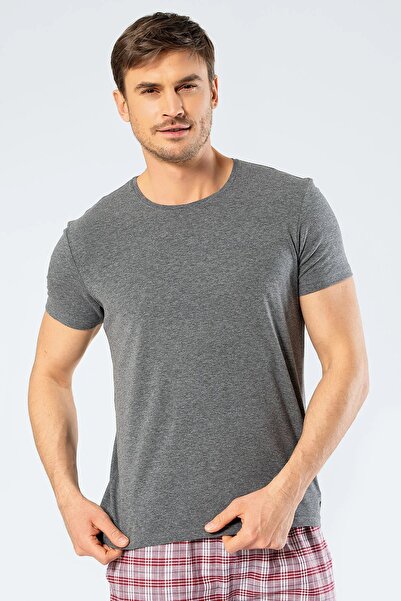 Şahin 2 Adet Bisiklet Yakalı Kısa Kollu Erkek Bambu T-shirt -Fanila %96 Bambu %4 Likra 🚛