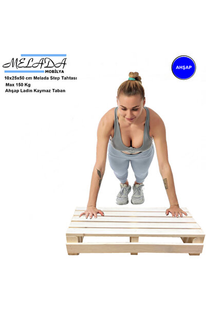 En Çok Değerlendirilen 4. Ürün Genel Markalar 10 Cm Yükseklikte Doğal Ahşaptan Ev Içi Kullanıma Uygun Kaymaz Tabanlı Step Tahtası 25 Cm X 37 Cm