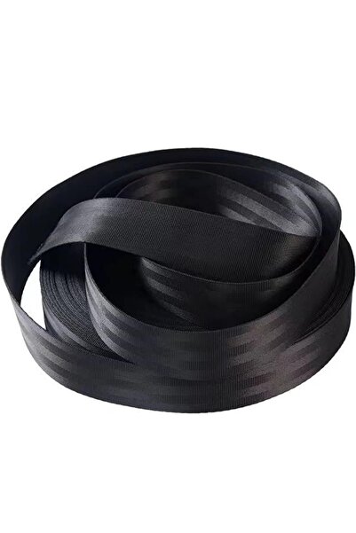 SS Oto SİYAH Emniyet Kemeri kayışı %100 polyester (1 metre) 🚛