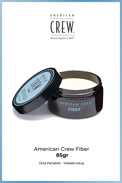 American Crew Fiber Wax 85 gr – Güçlü Tutuş Mat Görünüm Erkek Saç Şekillendirici