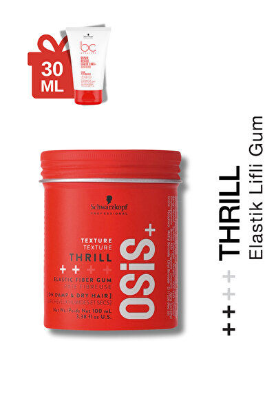 Osis Thrill Elastik Lifli Gum Şekillendirici Orta Tutuş Saç Sakızı 100ml + BC Acil Kurtarma Serumu 30ml