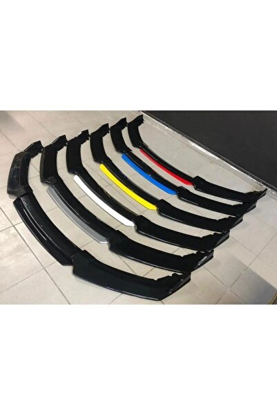 En Çok Ziyaret Edilen 2. Ürün Kingstar 4 Parça Üniversal Ön Tampon Lip Eki – Piano Black Renkli Şeritli (Siyah Kırmızı-Sarı-Gri -Beyaz)