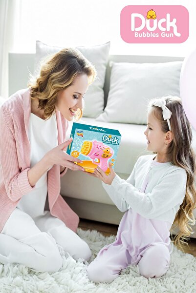 En Çok Değerlendirilen 1. Ürün Kayyum Oyuncak Duck Çok Delikli Pilli Köpük Atan Tabanca Oyuncağı 23 Delikli Bubble Gun