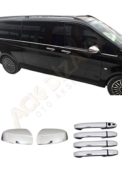 Birlikte Al Kazan ACK Dizayn MERCEDES VİTO 2014+ 2'Lİ KROM SET AYNA KAPAĞI+KAPI KOL (SENSÖRLÜ) A+