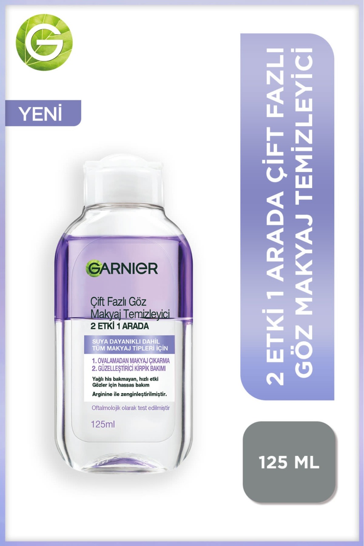 Garnier Göz Makyaj Temizleyicisi Express Çift Etki 125ml