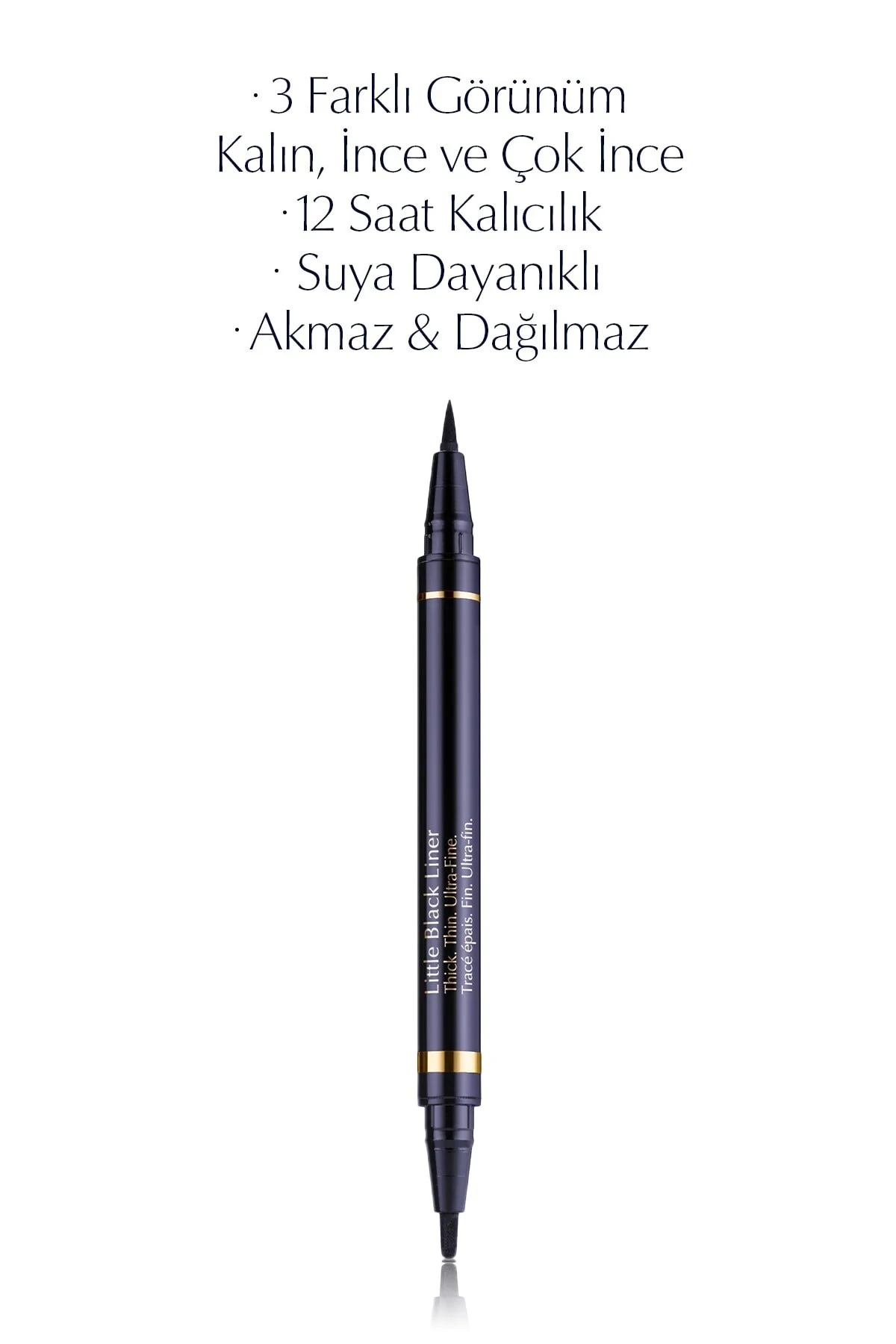 Estee Lauder Siyah Likit Eyeliner - Little Black Liner Renk: 01 Onyx - Kalın, İnce, Çok İnce