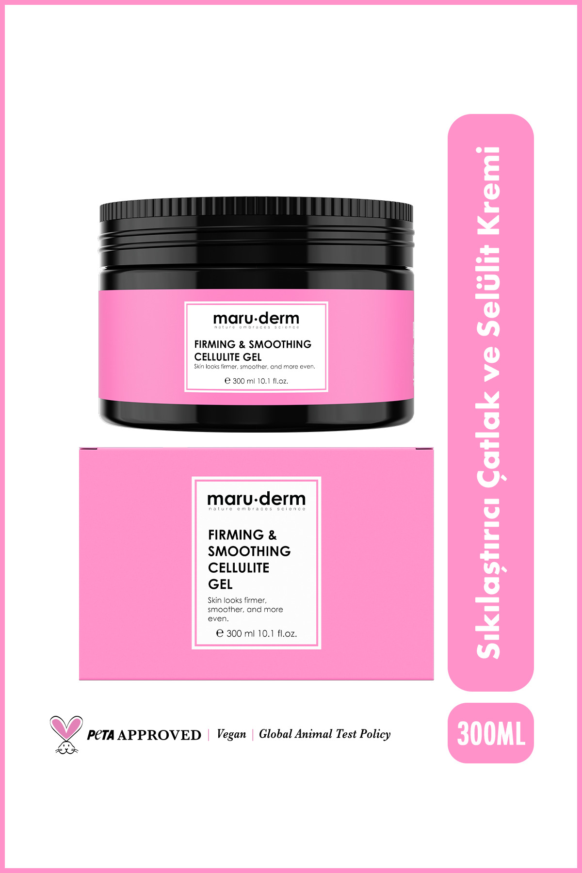 Maru.Derm Sıkılaştırıcı Çatlak Ve Selülit Kremi 300 ML