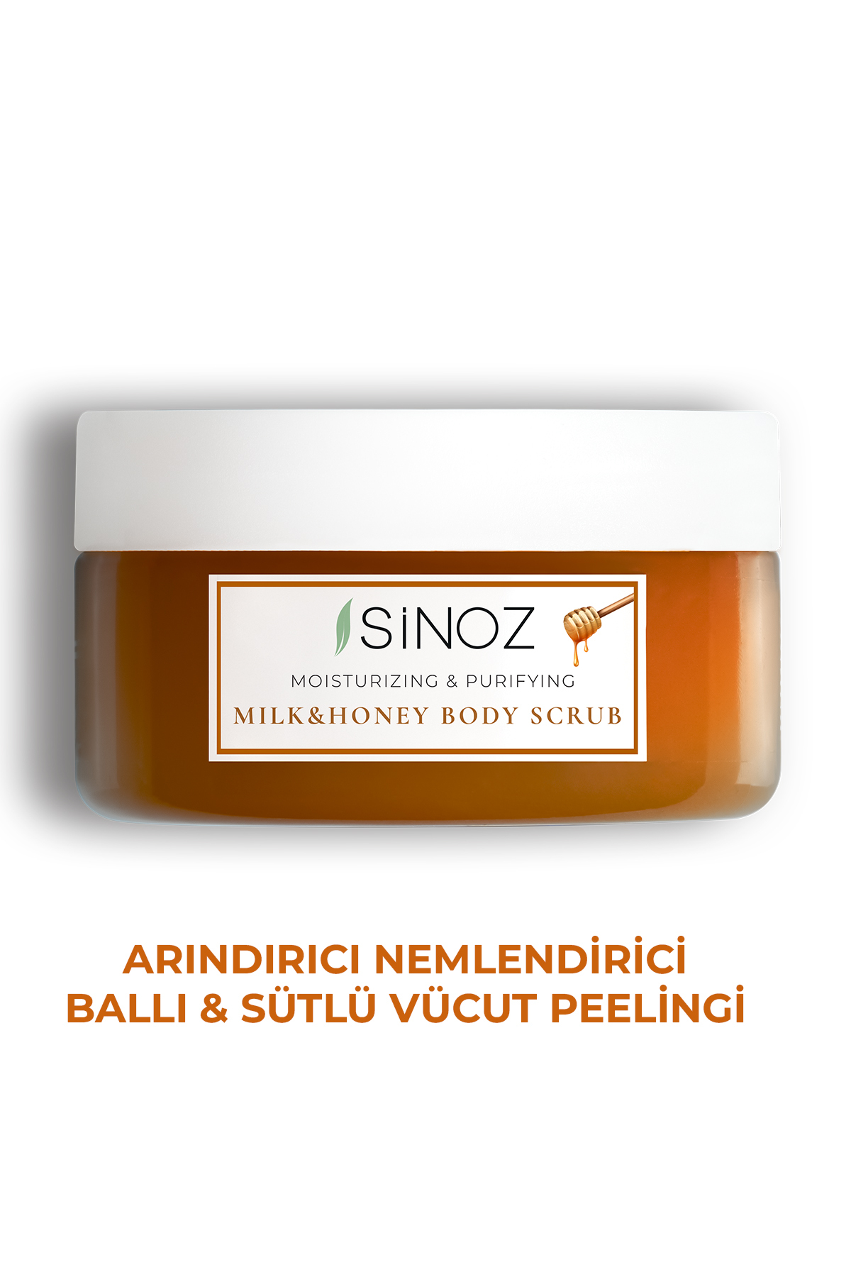 SİNOZ Body Scrub Besleyici Arındırıcı Nemlendirici Ballı&Sütlü Vücut Peelingi 300 gr