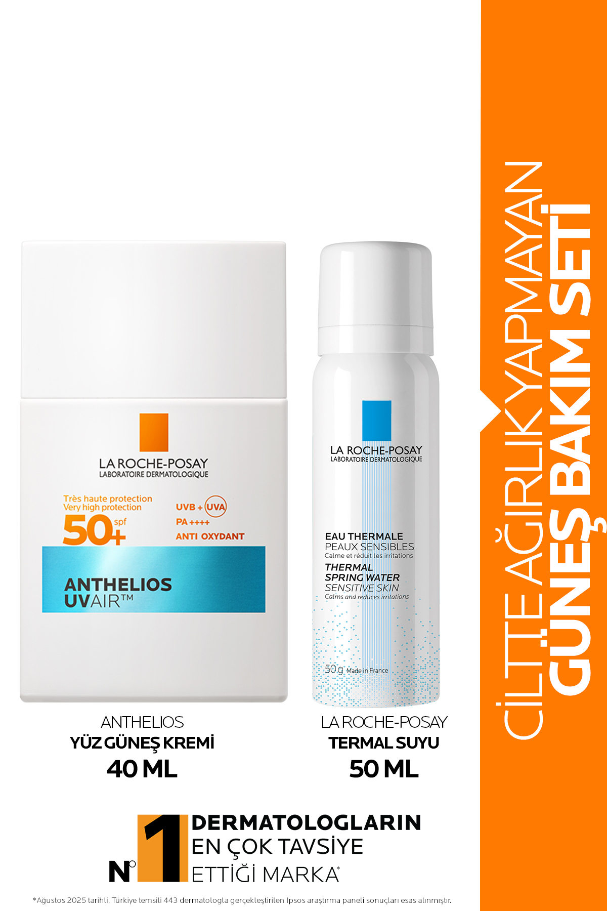 La Roche Posay Ciltte Ağırlık Yapmayan Güneş Bakım Seti