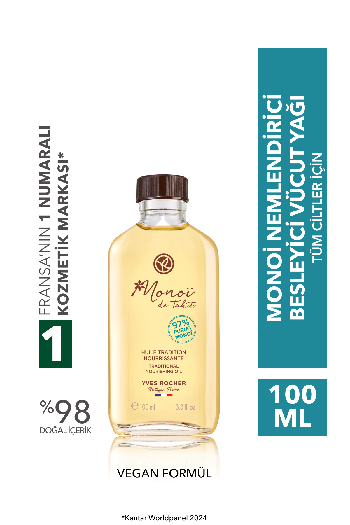 Yves Rocher Monoi Vücut Yağı-100 ml-8198