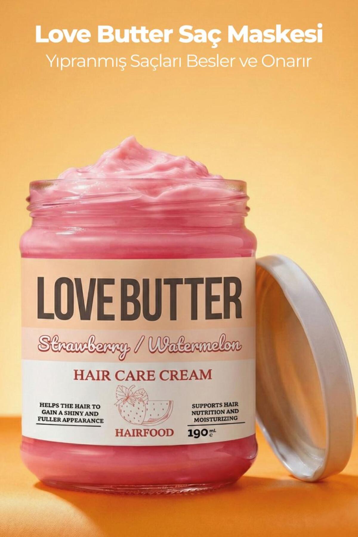 LOVE BUTTER Strawberry & Watermelon Hair Food Saç Maskesi