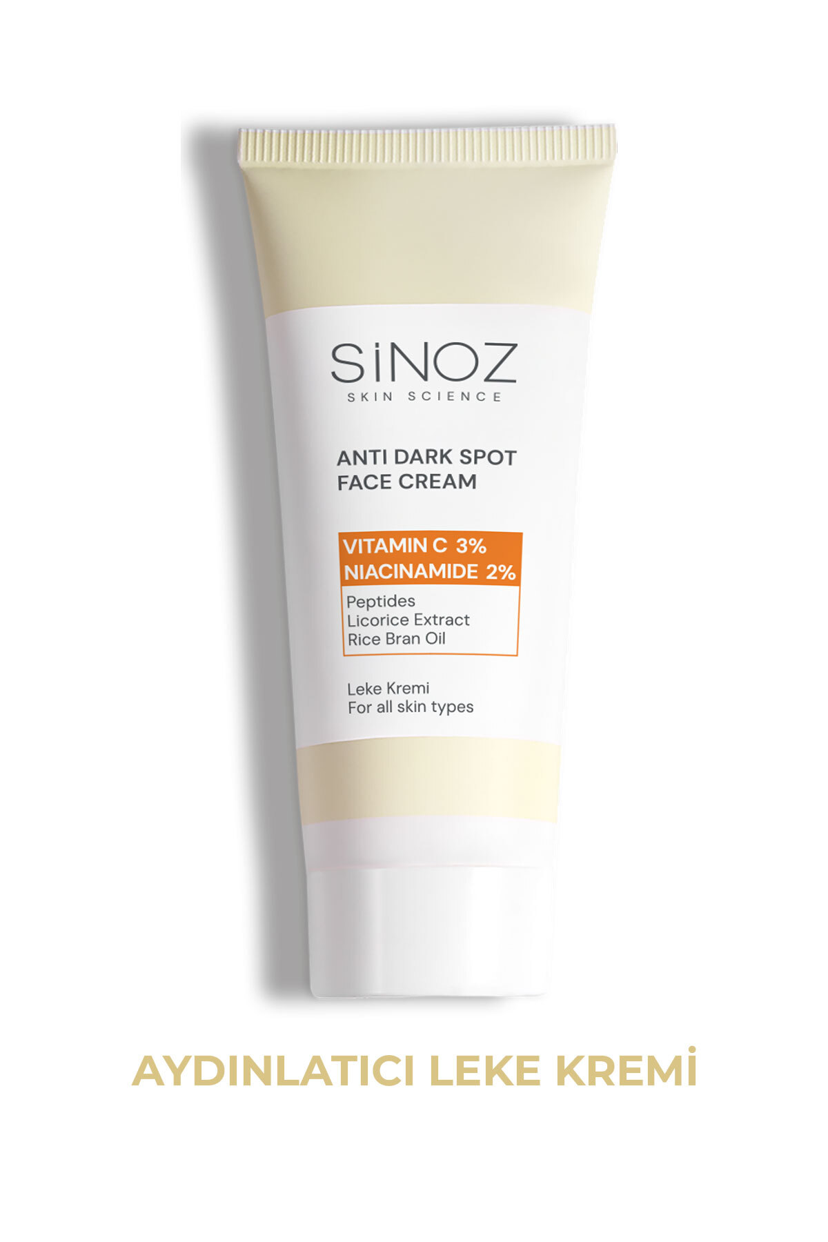 SİNOZ Leke Kremi (VİTAMİN C 3% NİACİNAMİDE 2%) 40 ml