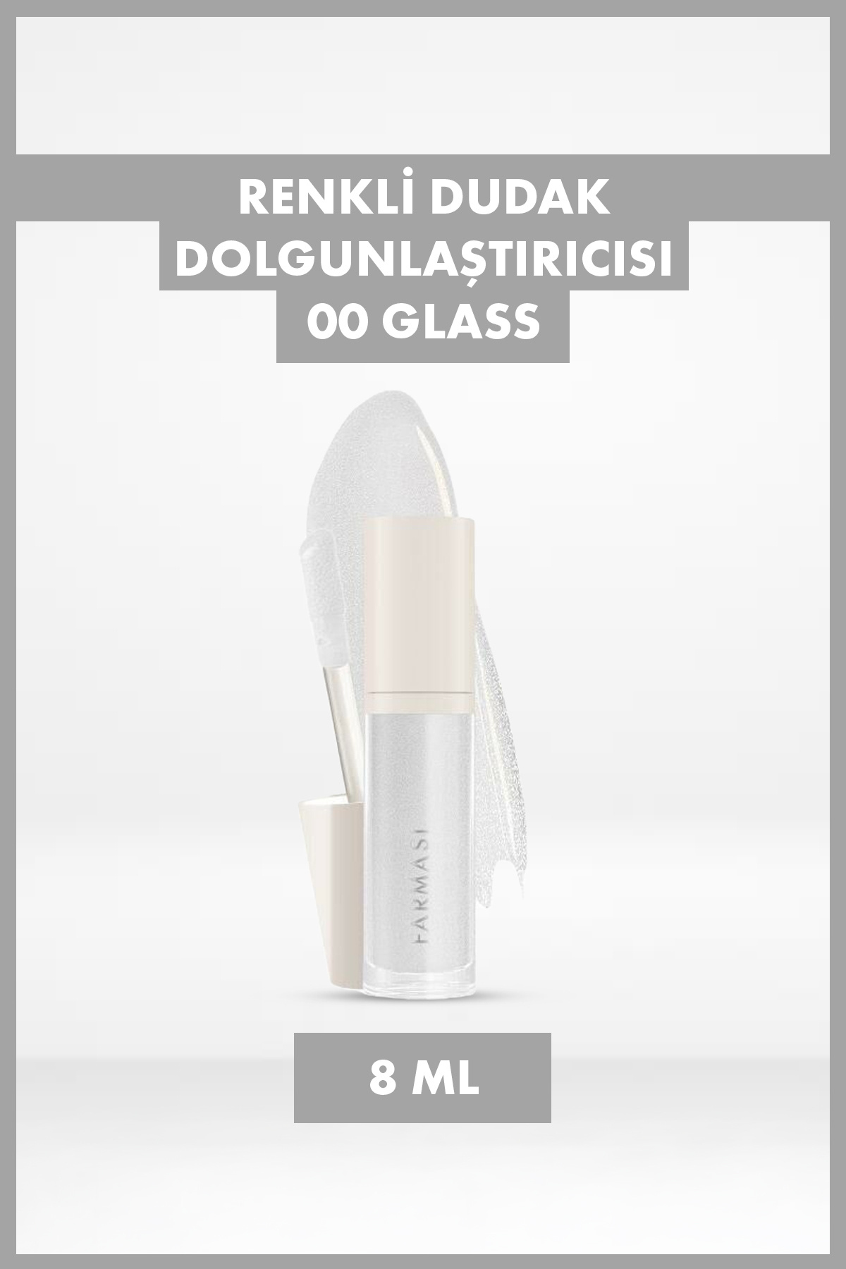 Farmasi Tinted Lip Plumper Dolgunlaştırı Etkili Gloss | 00 Glass