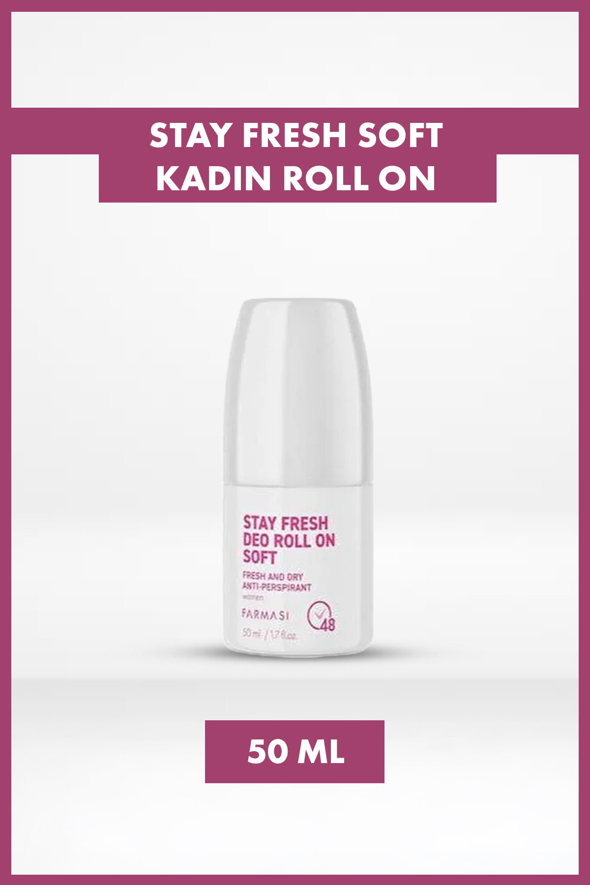 Farmasi Terleme Önleyici 48 Saat Etkili Kadın Roll On Deodorant | Soft