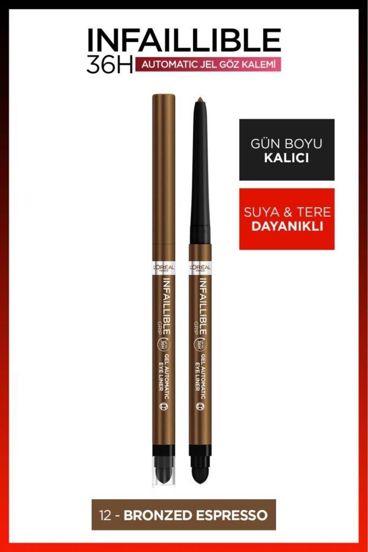 L'Oreal Paris L'Oréal Paris Infaillible Göz Kalemi - 12 Bronzed Espresso