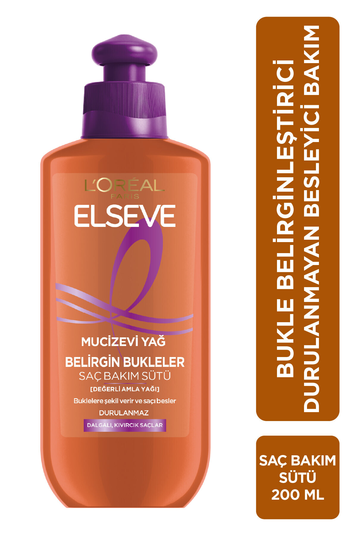 ELSEVE L'Oréal Paris Elseve Mucizevi Amla Yağı Bukle Belirginleştirici Saç Bakım Kremi 200ml
