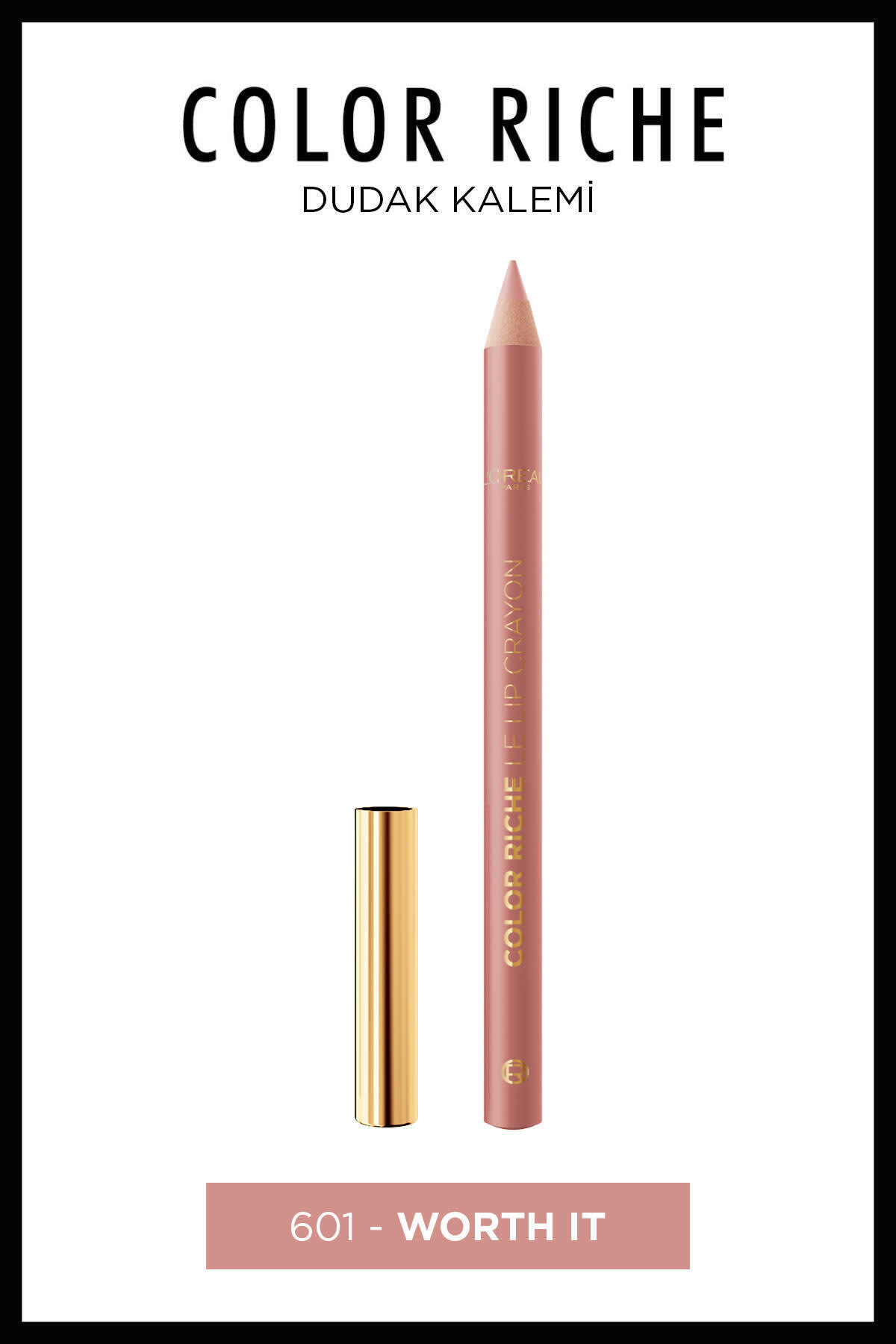 L'Oreal Paris L'Oréal Paris Color Riche Dudak Kalemi - 601 Worth It