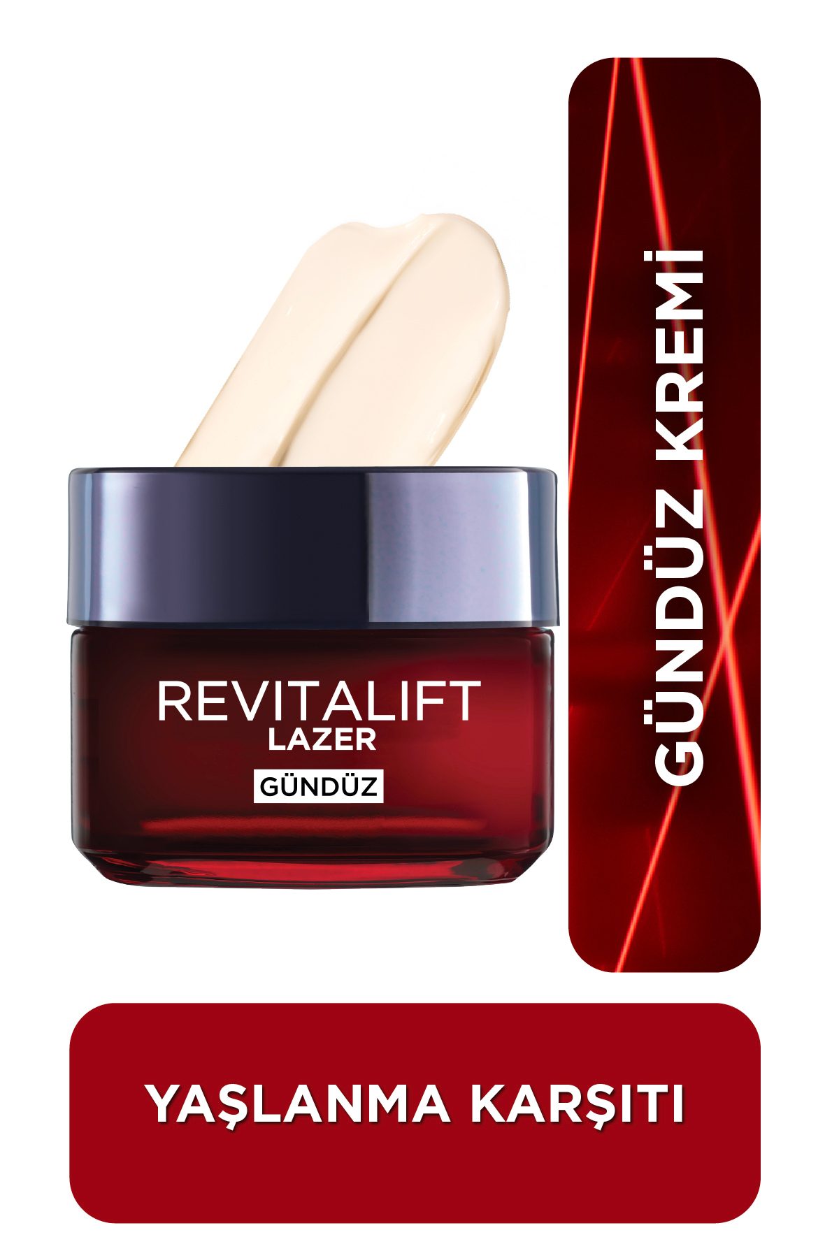 L'Oreal Paris Revitalift Lazer Yoğun Yaşlanma Karşıtı Nemlendirici Gündüz Yüz Bakım Kremi 50ml