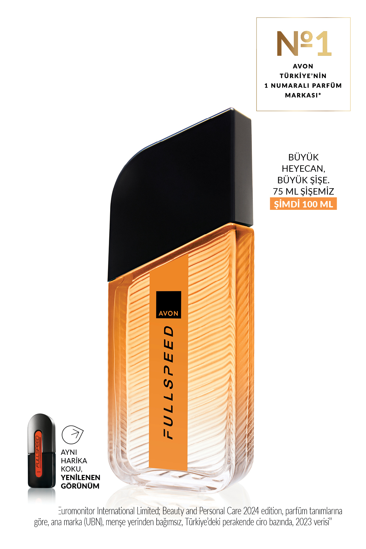 AVON Full Speed Erkek Parfüm Edt 100 Ml.