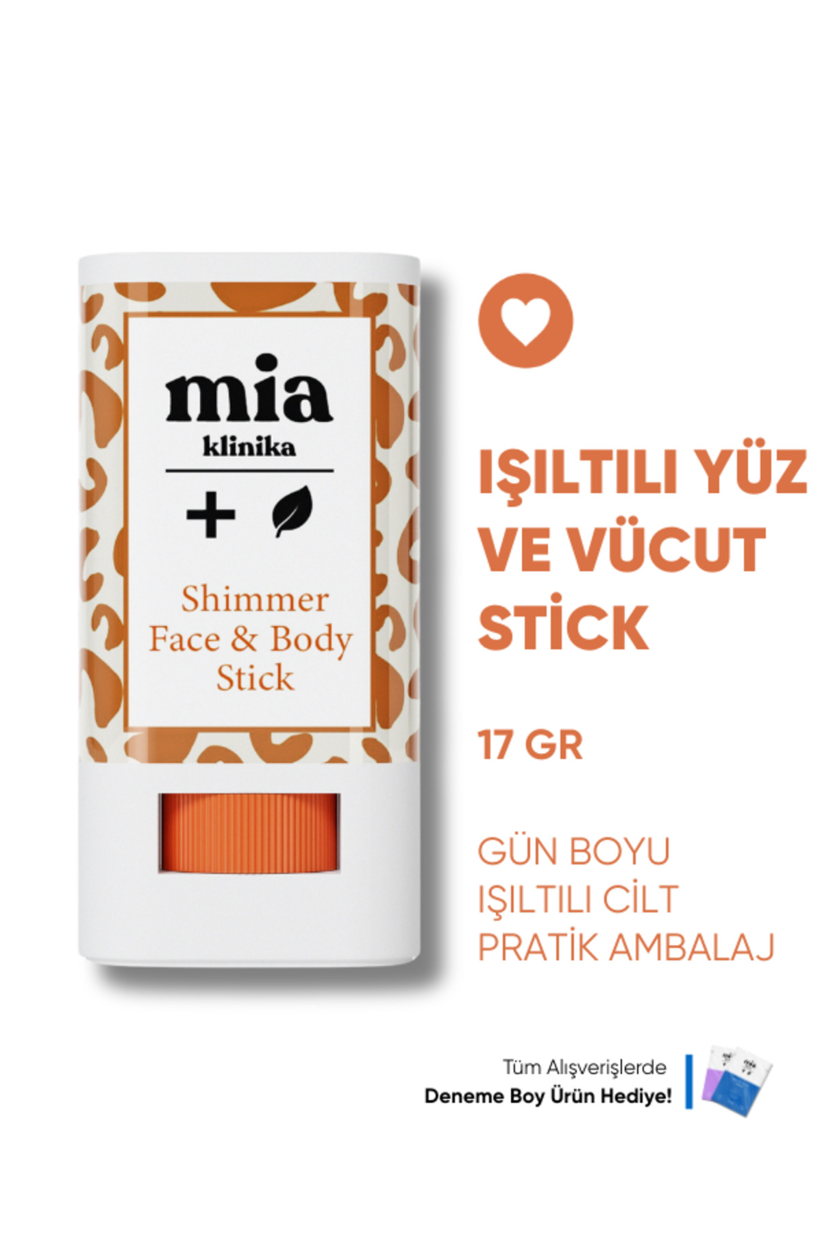 mia klinika Işıltılı Yüz ve Vücut Stick