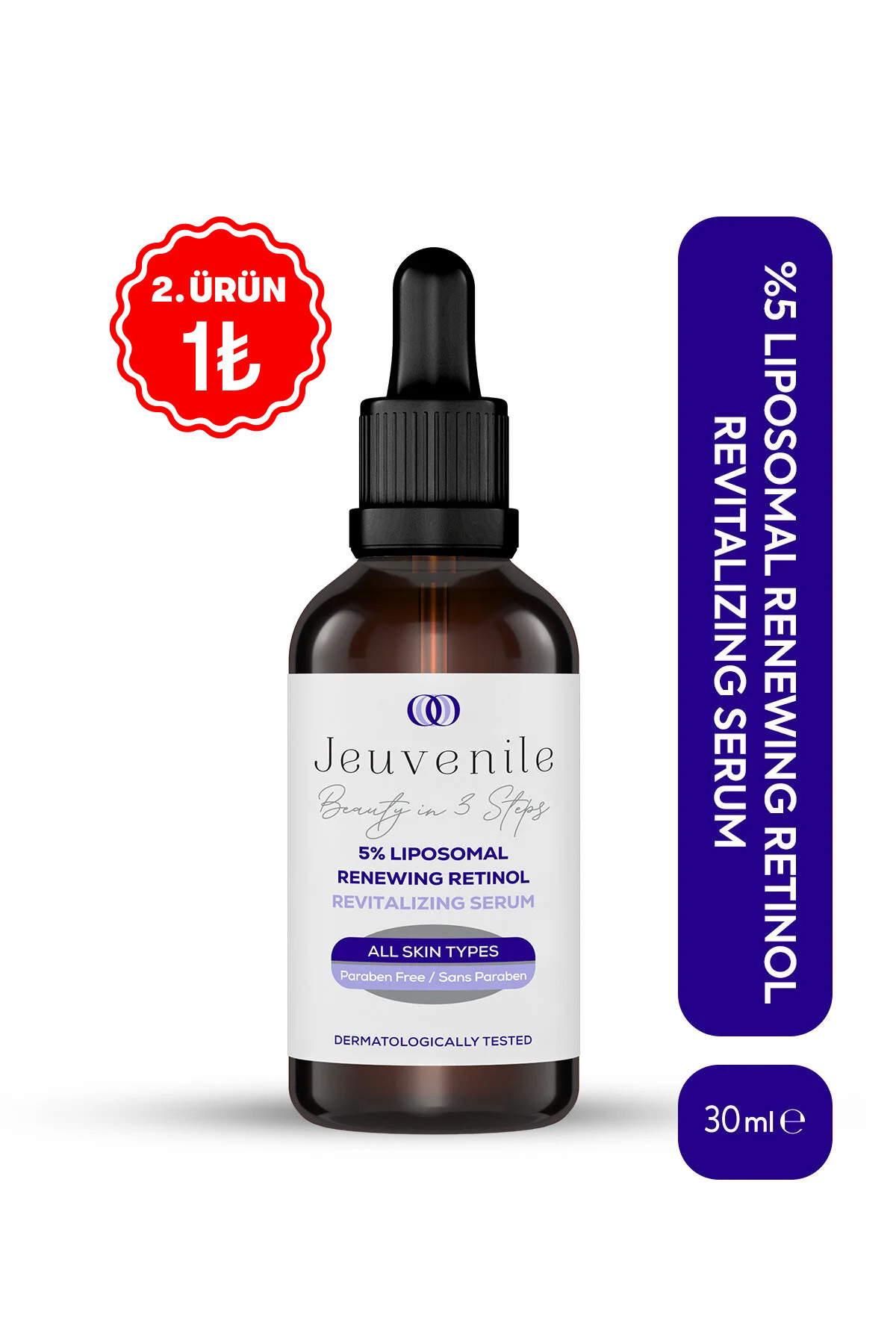 Jeuvenile %5 Liposomal Renewing Retinol Serum – Yoğun Yaşlanma Karşıtı Bakım (30 ml)