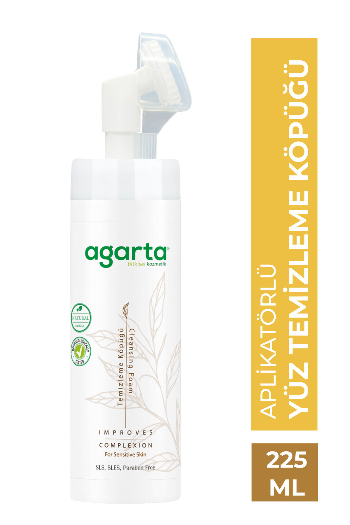 Agarta Doğal Yüz Temizleme Köpüğü 225 ml