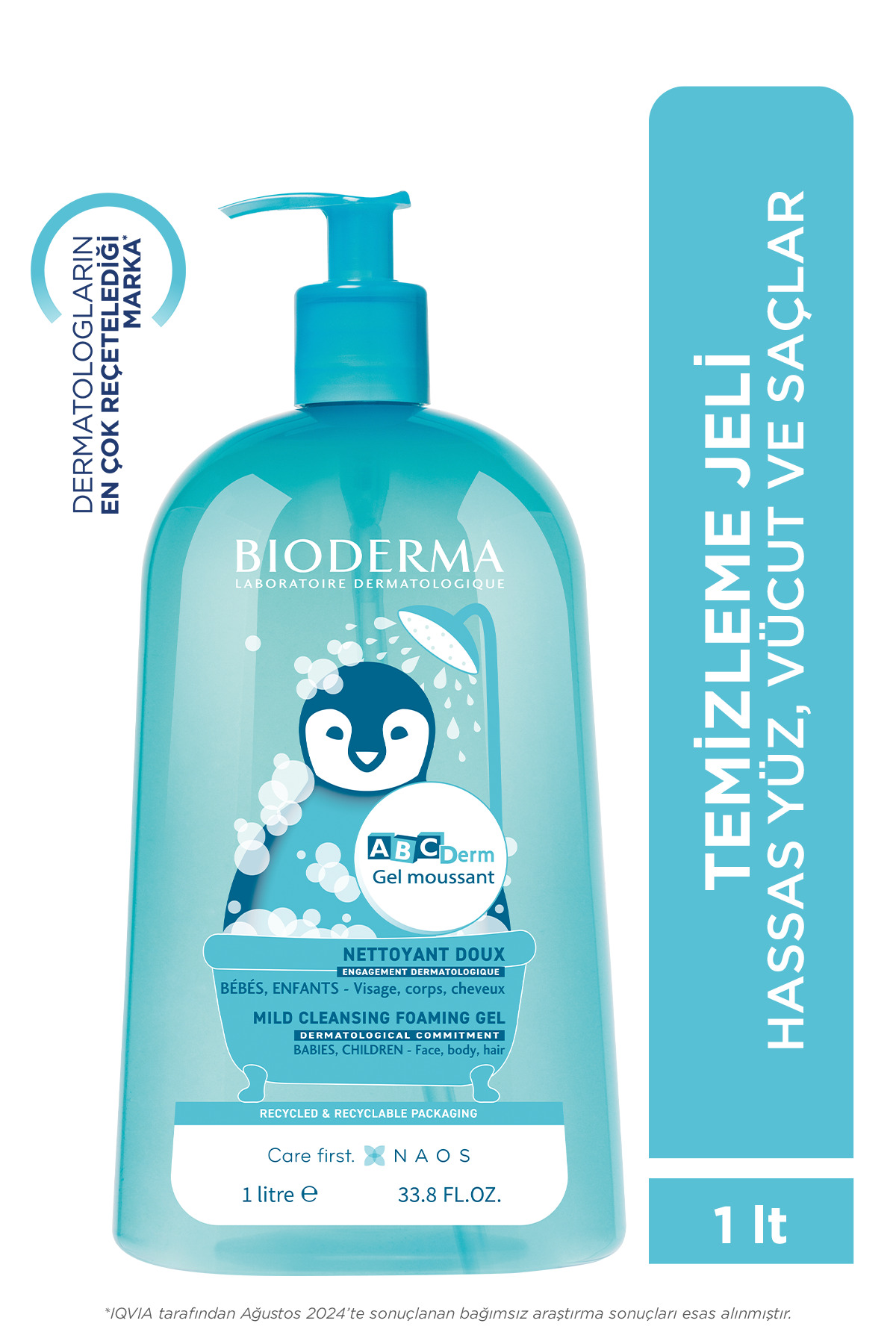 Bioderma Abcderm Foaming Cleanser Şampuan 1 l Gel Moussant Yorumları, Fiyatı