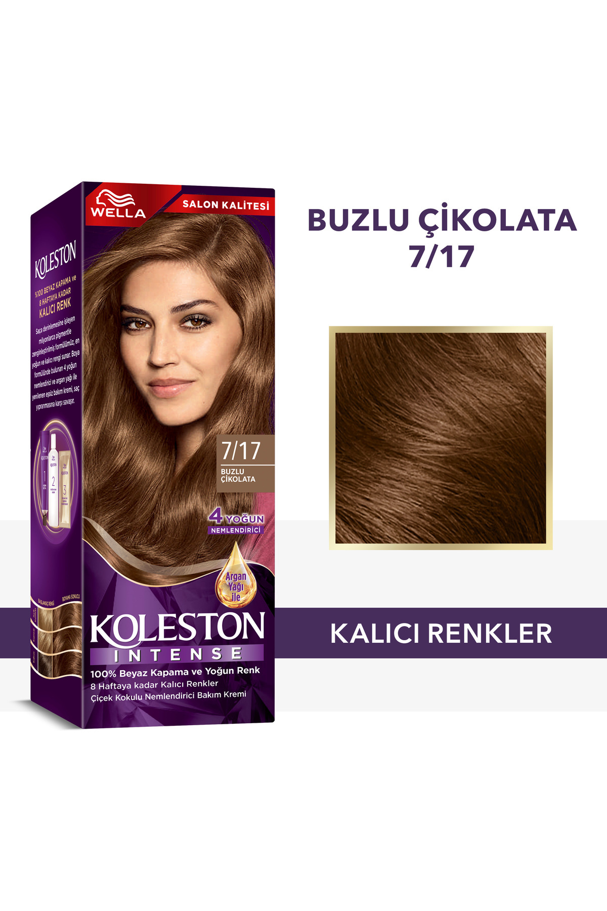 Wella Koleston Intense 7/17 Buzlu Çikolata Saç Boyası